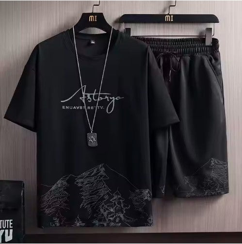 Ensemble Décontracté T-Shirt + Short – L’Élégance Cool, Sans Effort